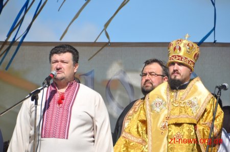 Сотні житомирян долучилися до святкування 1030 років Хрещення Русі