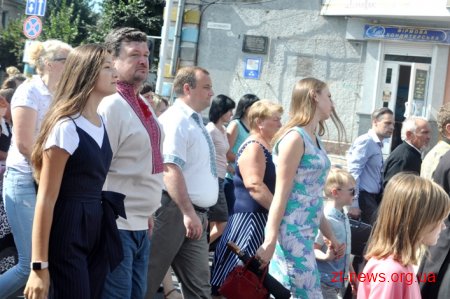 Сотні житомирян долучилися до святкування 1030 років Хрещення Русі