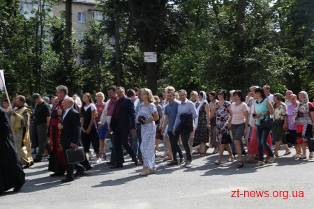Сотні житомирян долучилися до святкування 1030 років Хрещення Русі