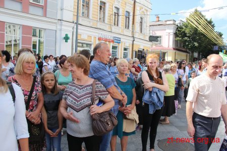 Сотні житомирян долучилися до святкування 1030 років Хрещення Русі