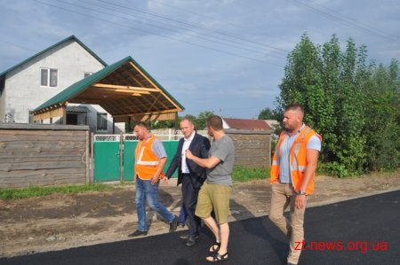У селі Сонячне Житомирського району завершили ремонт дороги