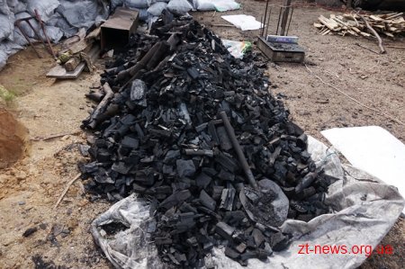 На Житомирщині продовжують перевіряти легальність підприємницької діяльності з випалювання вугілля