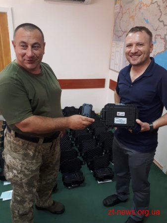 Прикордонники Житомирського загону отримали 100 комплектів дозиметрів