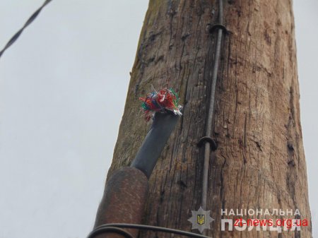 У Хорошівському районі місцевий житель викрадав дроти з повітряних ліній зв'язку
