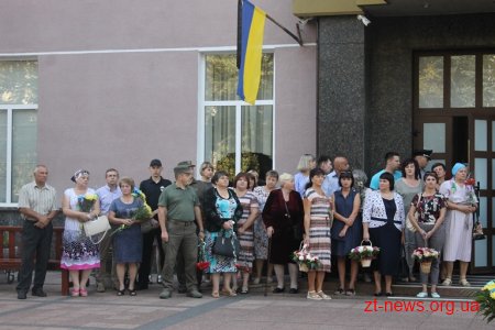 У Житомирі вшанували пам'ять правоохоронців, які загинули під час виконання службових обов’язків