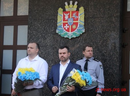 У Житомирі вшанували пам'ять правоохоронців, які загинули під час виконання службових обов’язків