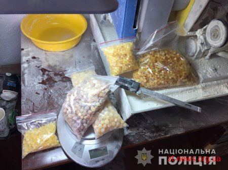У Житомирі правоохоронці припинили роботу нелегального цеху з обробки бурштину