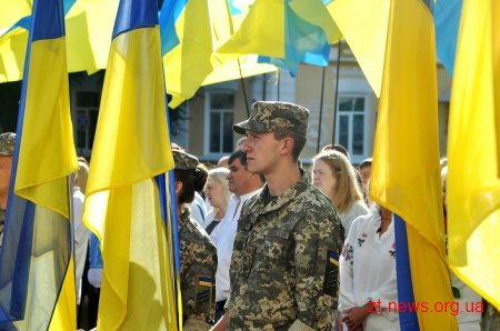 Сотні житомирян долучились до відзначення Дня Державного Прапора України