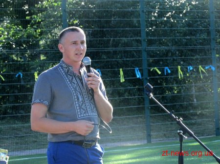 Три нових футбольних майданчика зі штучним покриттям з'явились на Житомирщині
