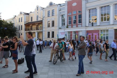 На Михайлівській усі бажаючі мали змогу написати диктант національної єдності