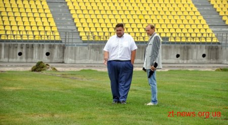 Ігор Гундич перевірив, як ідуть роботи на стадіоні «Полісся»