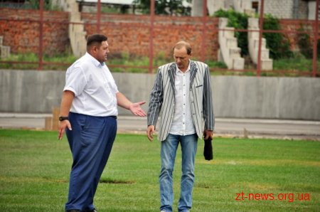 Ігор Гундич перевірив, як ідуть роботи на стадіоні «Полісся»