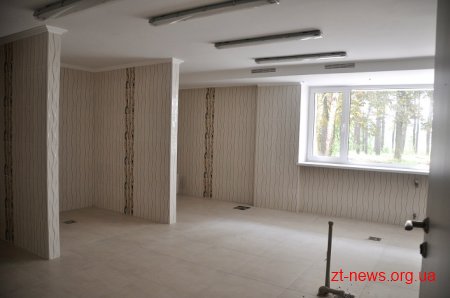 У Центрі вертебрології на 80% завершили благоустрій та підготували всі стіни до фарбування