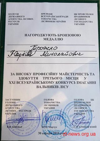 Вальники лісу Житомирщини ввійшли у трійку кращих в Україні