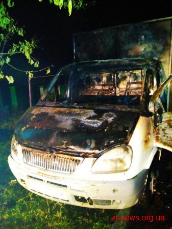 На Житомирщині за добу згоріло два автомобілі