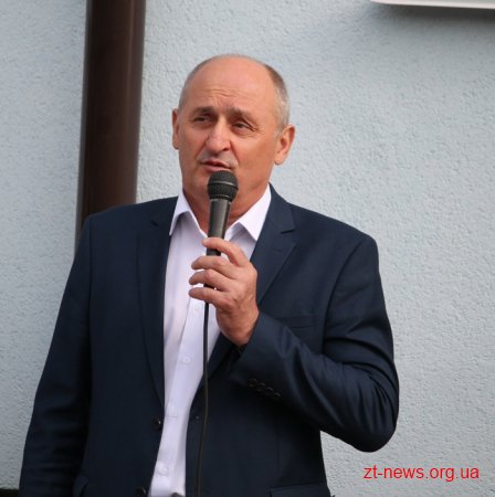 Володимир Ширма привітав школярів Ємільчинської гімназії зі святом Першого дзвоника