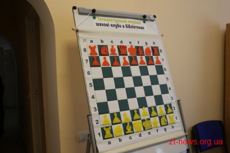 В трьох бібліотеках міста діятимуть шахові клуби