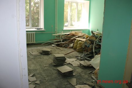 В обласній лікарні розпочали ремонт реанімаційних відділень
