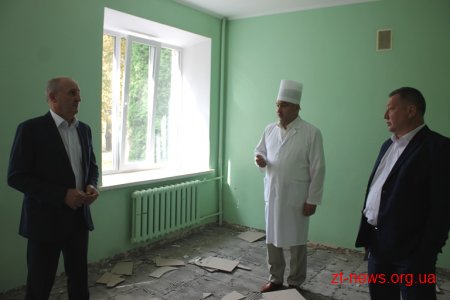 В обласній лікарні розпочали ремонт реанімаційних відділень