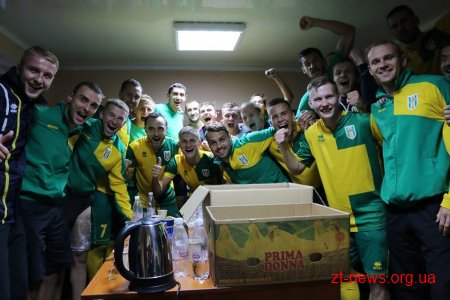 З рахунком 1:0 команда «Полісся» перемогла ФК «Чайку»