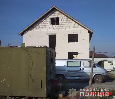 Поблизу Житомира парубок намагався обікрасти підсобне приміщення на будівельному майданчику