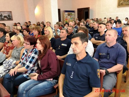 Рятувальників Житомирщини привітали із професійним святом