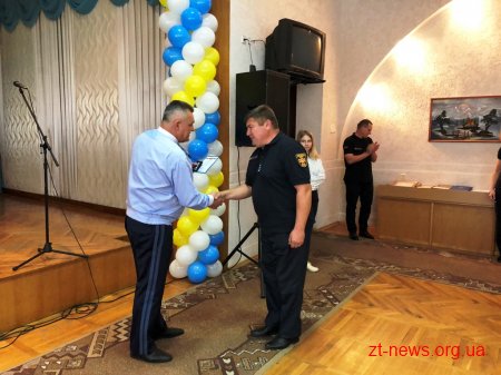 Рятувальників Житомирщини привітали із професійним святом
