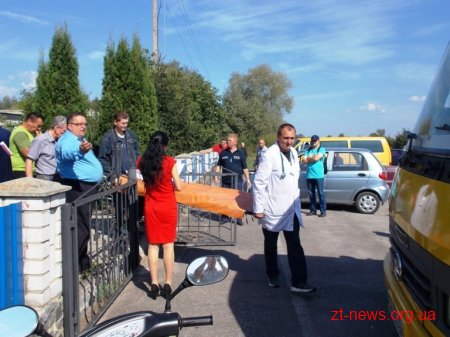У Новоград-Волинському районі провели спеціальні навчання для евакуації населення у разі НС