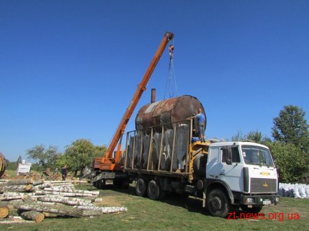 На Житомирщині демонтували незаконно встановлені бочки для випалювання вугілля