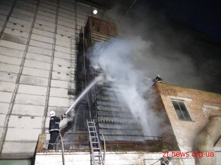 У Черняхові сталася пожежа в зерносушарці