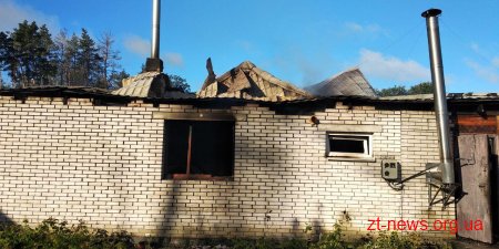 У Коростишеві загорівся будинок на двох господарів