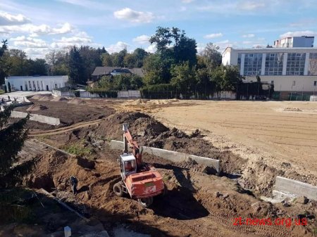 На стадіоні «Полісся» влаштовують підігрів футбольного поля та благоустрій території
