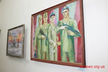 В Будинку художника відкрито виставку робіт «Сучасний захисник України»