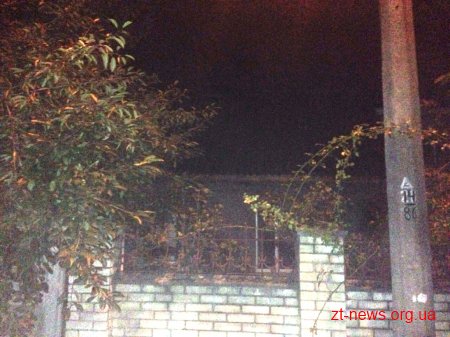 У Житомирі горів приватний будинок на двох господарів