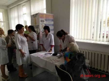 В обласній лікарні провели акцію з нагоди Всесвітнього дня боротьби з інсультами