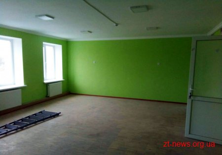 У Гульську триває благоустрій території навколо відновленого дитсадка