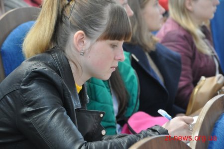 Студентам Житомира презентували інтерактивну карту з працевлаштування за кордоном