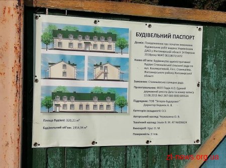 Станишівська ОТГ у цьому році реалізовує 16 інфраструктурних проектів