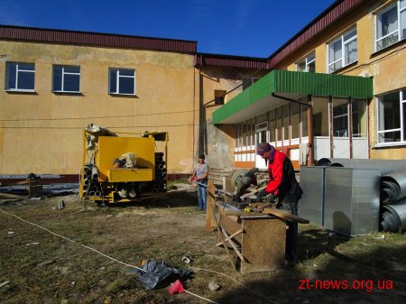 В Ємільчино тривають роботи з реконструкції басейну