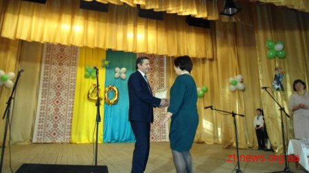 Сінгурівській школа відсвяткувала 40-річний ювілей роботи у новому приміщенні