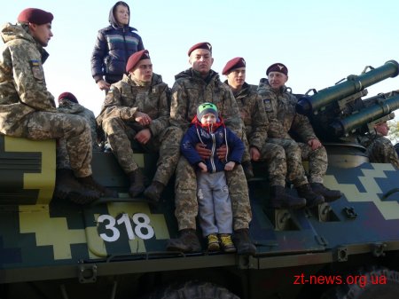 Як у Житомирі розпочали відзначати День захисника України