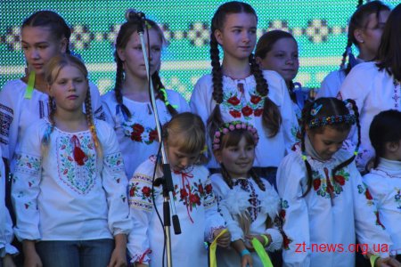 В обласному центрі пройшла святкова програма «Разом сила» до Дня захисника України