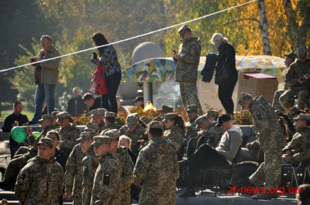 У Житомирі тривають святкові заходи з нагоди Дня захисника України