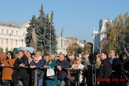 У Житомирі тривають святкові заходи з нагоди Дня захисника України