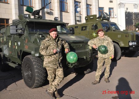 У Житомирі тривають святкові заходи з нагоди Дня захисника України