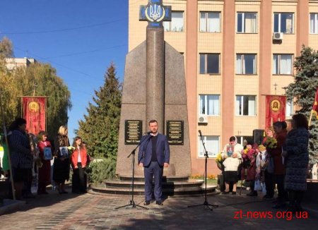 У Коростені відкрили монумент Воїнам АТО