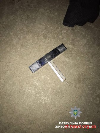 У Житомирі патрульні затримали трьох чоловіків, які обікрали квартиру