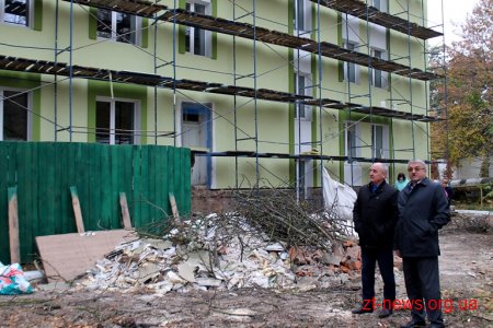 У Житомирському онкодиспансері завершуються роботи з термосанації