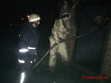 На Житомирщині під час пожежі в закинутому будинку виявили загиблу жінку