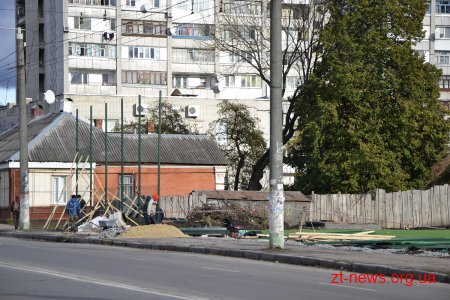 На стадіоні "Спартак" у Житомирі триває реконструкція